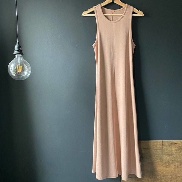 LUNYA Restore Fitted Dress otium tan heather - Picture 10 of 15